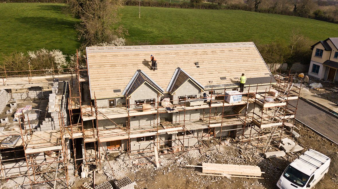 Leasehold property being constructed